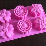 Flower Shaped Silicone Soap Mold